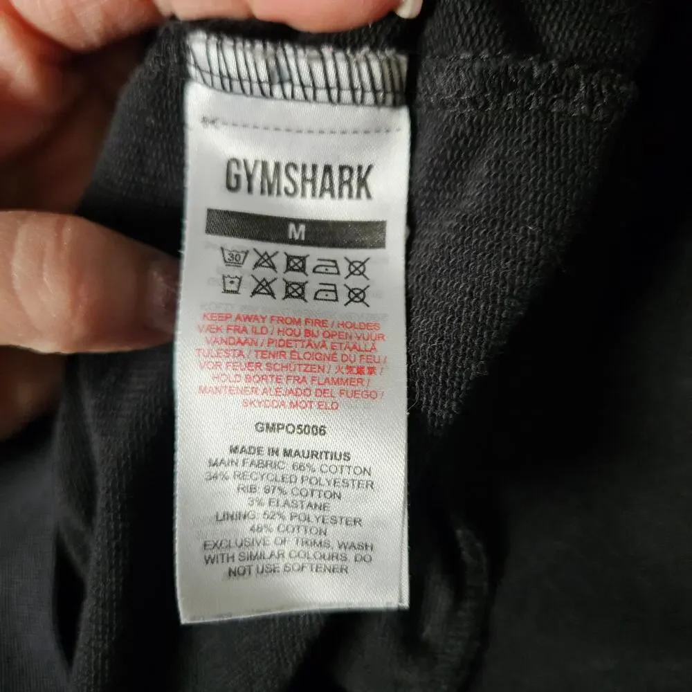 Gymshark Recess Hoodie Black Medium